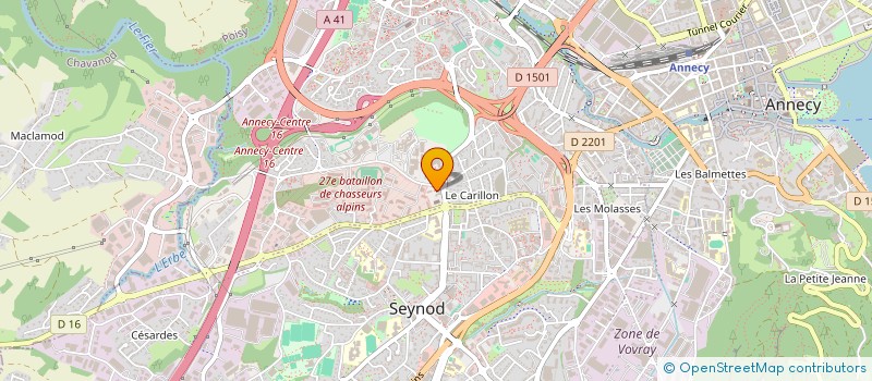 localisation de l'entreprise AMICALE DE LA 4EME CIE DU 27E BCA à ANNECY