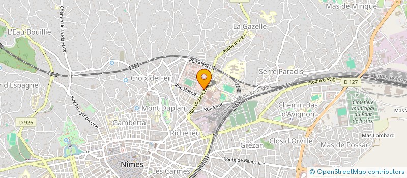 localisation de l'entreprise AMICALE DE LA 8EME COMPAGNIE  NIMES