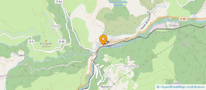 localisation de l'entreprise AMICALE DE LA BIBLIOTHEQUE D'OLETTE-EVOL  OLETTE