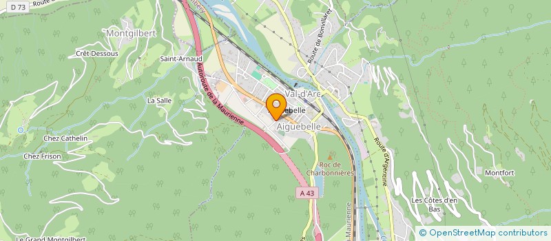 localisation de l'entreprise AMICALE DE LA BRIGADE DE VAL D'ARC  VAL-D'ARC