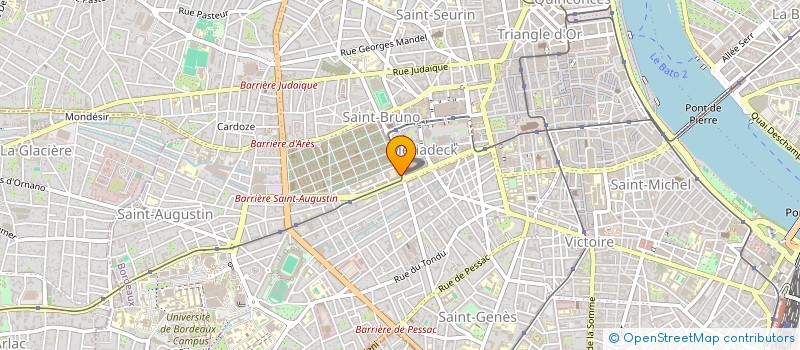 localisation de l'entreprise AMICALE DE LA CDI DE BORDEAUX  BORDEAUX