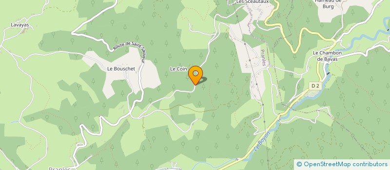 localisation de l'entreprise AMICALE DE LA CLASSE 1965  AJOUX