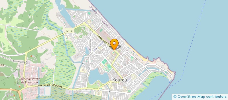 localisation de l'entreprise AMICALE DE LA COMPAGNIE DE KOUROU  KOUROU
