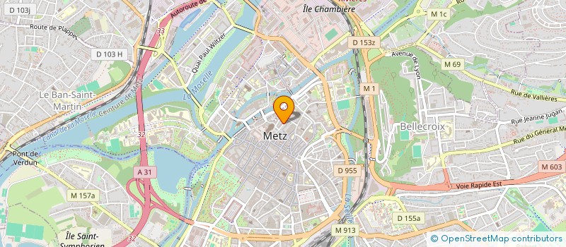 localisation de l'entreprise AMICALE DE LA DDAF DE MOSELLE  METZ