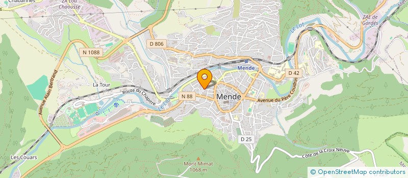 localisation de l'entreprise AMICALE DE LA DDETSPP à MENDE
