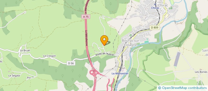 localisation de l'entreprise AMICALE DE LA FAYSSETTE  BOURGS SUR COLAGNE