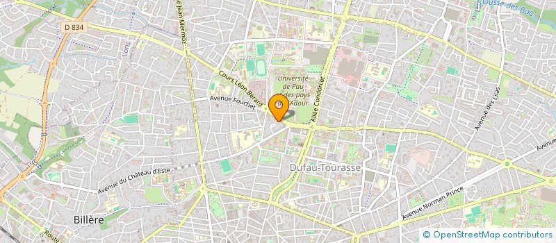 localisation de l'entreprise AMICALE DE LA FILT 82 à PAU