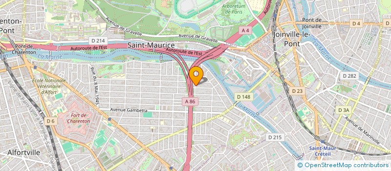 localisation de l'entreprise AMICALE DE LA FIN DU MONDE (A.D.L.F.M.)  MAISONS-ALFORT