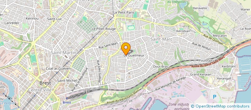 localisation de l'entreprise AMICALE DE LA FRANCE LIBRE à BREST