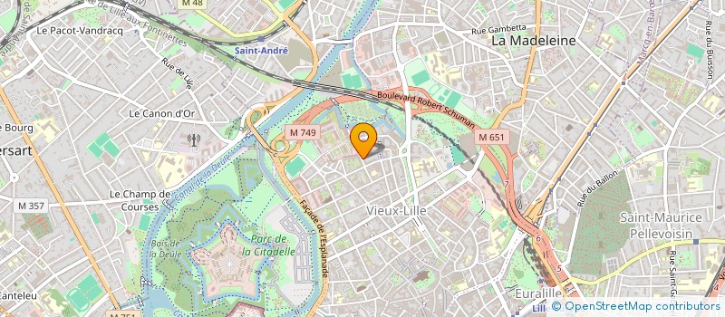 localisation de l'entreprise AMICALE DE LA FRITE à LILLE