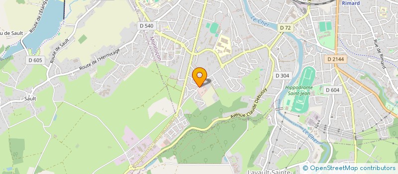 localisation de l'entreprise AMICALE DE LA GENDARMERIE DEPARTEMENTALE DE MONTLUCON à MONTLUCON