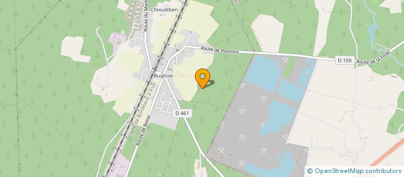 localisation de l'entreprise AMICALE DE LA PINCE à ST-PAUL-LES-DAX