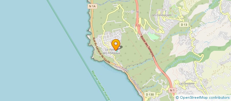 localisation de l'entreprise AMICALE DE LA POINTE DES CHATEAUX à SAINT-LEU