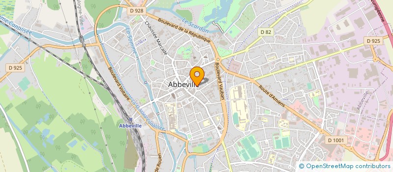 localisation de l'entreprise AMICALE DE LA POLICE ABBEVILLOISE à ABBEVILLE