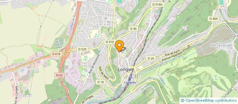 localisation de l'entreprise AMICALE DE LA POLICE DE LONGWY à LONGWY