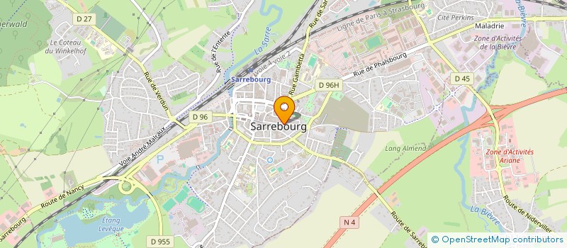 localisation de l'entreprise AMICALE DE LA POLICE DE SARREBOURG à SARREBOURG