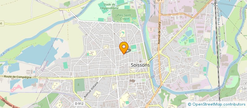 localisation de l'entreprise AMICALE DE LA POLICE DE SOISSONS 02 à SOISSONS