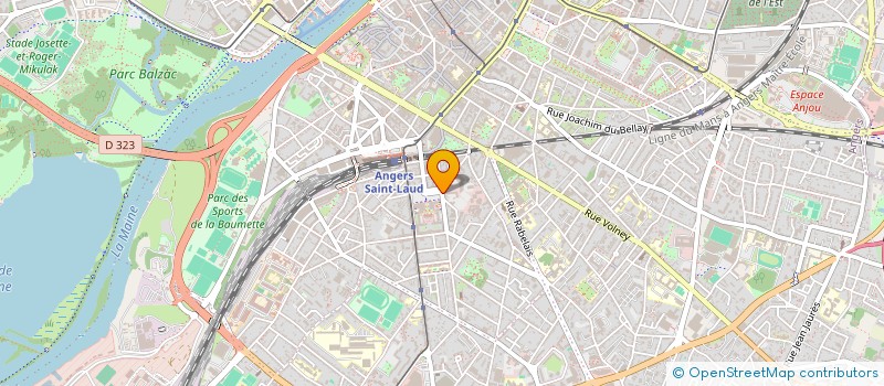 localisation de l'entreprise AMICALE DE LA POLICE JUDICIAIRE D ANGERS à ANGERS