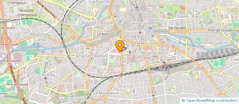localisation de l'entreprise AMICALE DE LA POLICE JUDICIAIRE DE RENNES  RENNES