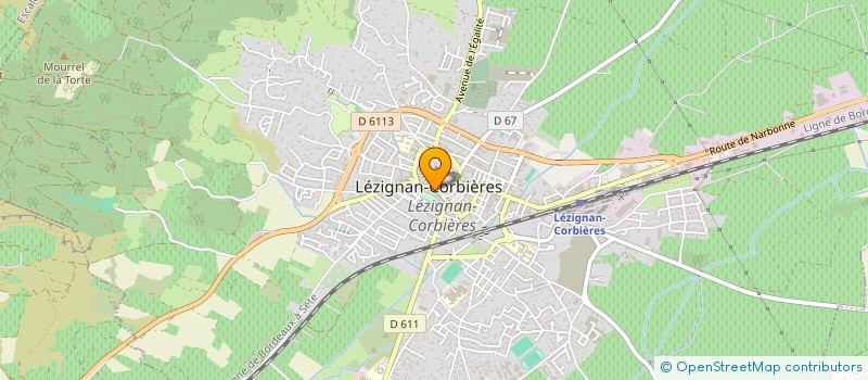 localisation de l'entreprise AMICALE DE LA POLICE MUNICIPALE DE LEZIGNAN-CORBIERES  LEZIGNAN-CORBIERES