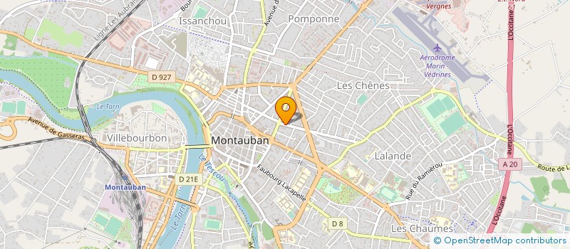 localisation de l'entreprise AMICALE DE LA POLICE NATIONALE  MONTAUBAN