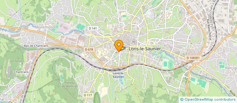 localisation de l'entreprise AMICALE DE LA PREFECTURE, DES SOUS-PREFECTURES ET DES SERVICES TERRITORIAUX DE L'ETAT DU JURA à LONS-LE-SAUNIER