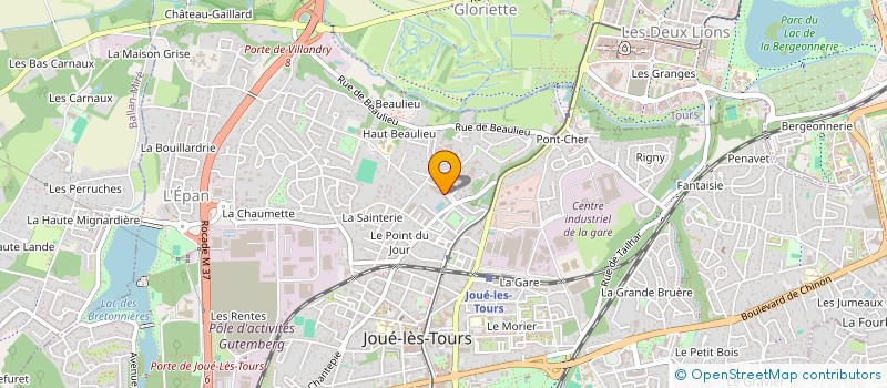 localisation de l'entreprise AMICALE DE LA RESIDENCE DE LA MARBELLIERE à JOUE-LES-TOURS