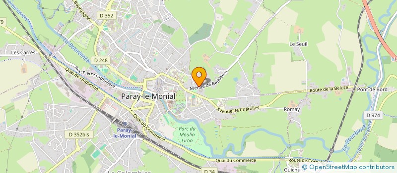 localisation de l'entreprise AMICALE DE LA RESIDENCE DE VERNEUIL  PARAY-LE-MONIAL