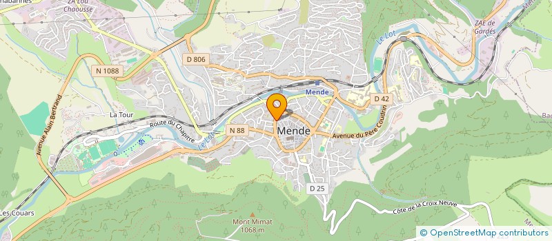 localisation de l'entreprise AMICALE DE LA RESIDENCE PIENCOURT ET FABRE BARTHE à MENDE
