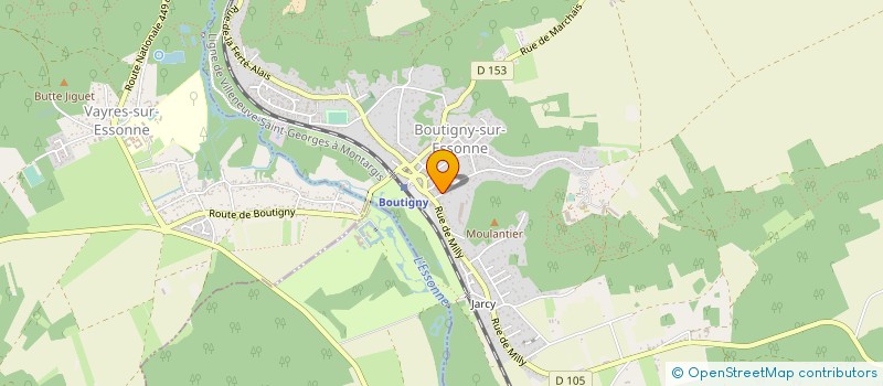 localisation de l'entreprise AMICALE DE LA RESIDENCE SAINT JACQUES à BOUTIGNY-SUR-ESSONNE
