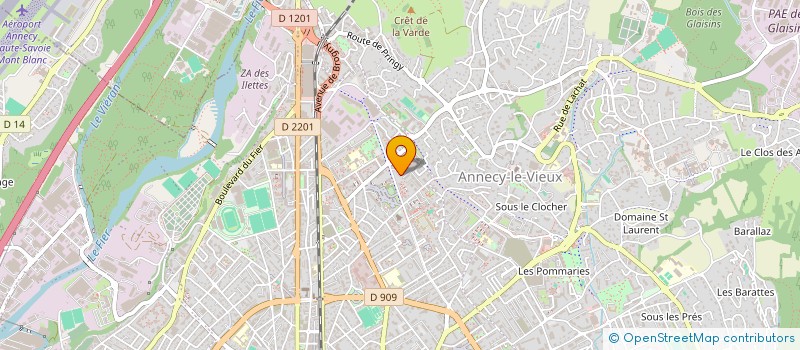 localisation de l'entreprise AMICALE DE LA RESISTANCE ESPAGNOLE à ANNECY