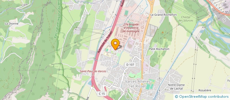 localisation de l'entreprise AMICALE DE LA SMR  VARCES-ALLIERES-ET-RISSET