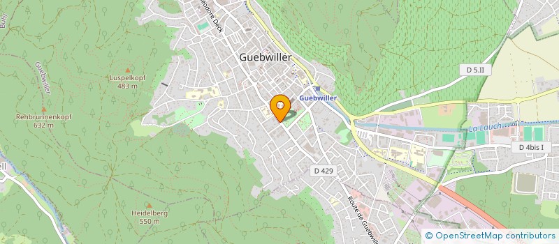 localisation de l'entreprise AMICALE DE LAPOLICE DE GUEBWILLER  GUEBWILLER