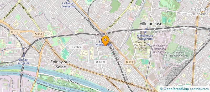 localisation de l'entreprise AMICALE DE LOCATAIRES AVENIR ( RESIDENCE AVENIR ) à EPINAY-SUR-SEINE