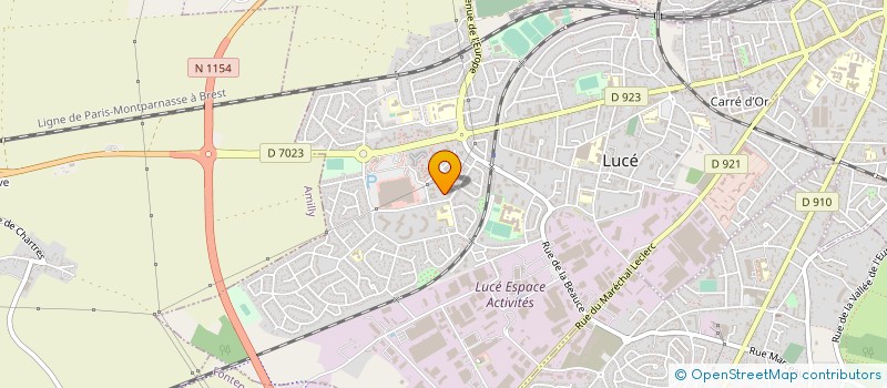 localisation de l'entreprise AMICALE DE LUCE BILLARD à LUCE