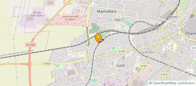 localisation de l'entreprise AMICALE DE LUCE TENNIS à LUCE