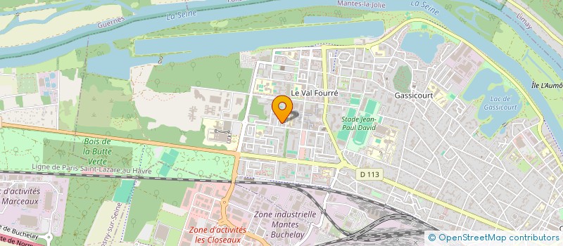 localisation de l'entreprise AMICALE DE MANTES LA JOLIE  MANTES-LA-JOLIE