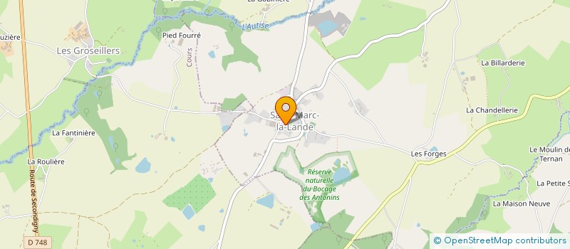 localisation de l'entreprise AMICALE DE MARC LE COLVERT  SAINT-MARC-LA-LANDE