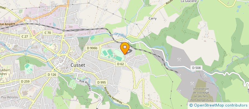 localisation de l'entreprise AMICALE DE MONTBETON à CUSSET