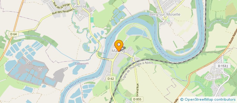 localisation de l'entreprise AMICALE DE MONTENACH  MONTENACH