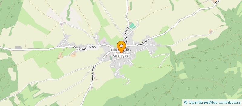 localisation de l'entreprise AMICALE DE PARENTS D'ELEVES DE NAISEY LES GRANGES  NAISEY-LES-GRANGES