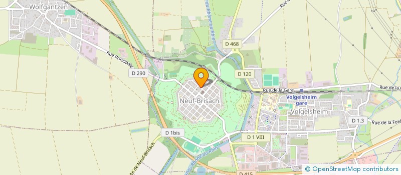 localisation de l'entreprise AMICALE DE PECHE D'ALGOLSHEIM  ALGOLSHEIM