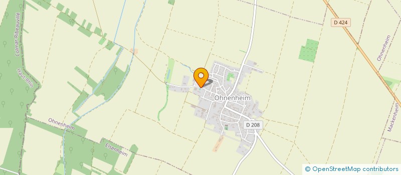 localisation de l'entreprise AMICALE DE PECHE ET DE PISCICULTURE OHNENHEIM  OHNENHEIM