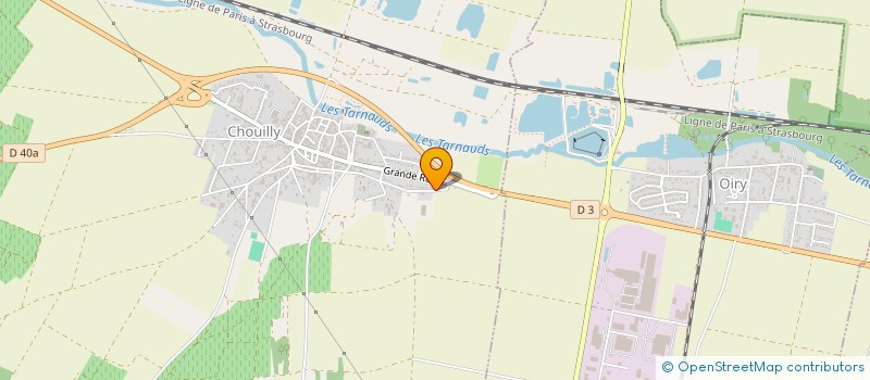 localisation de l'entreprise AMICALE DE PETANQUE DE CHOUILLY  CHOUILLY