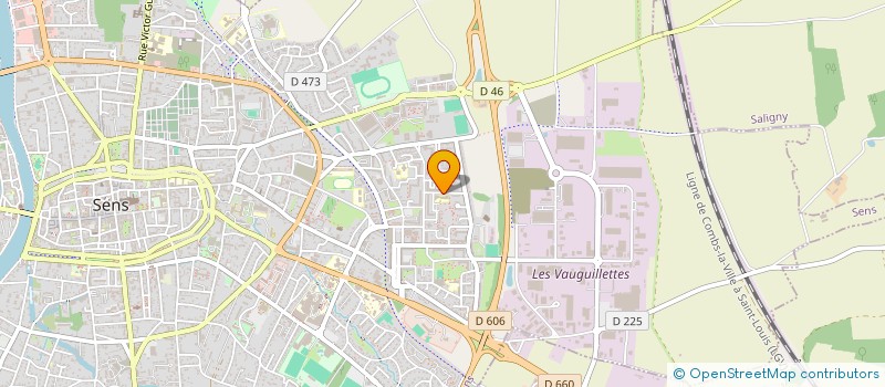 localisation de l'entreprise AMICALE DE PIERRE LAROUSSE à SENS