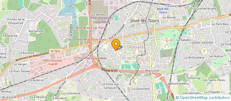 localisation de l'entreprise AMICALE DE SAINT LEGER à JOUE-LES-TOURS