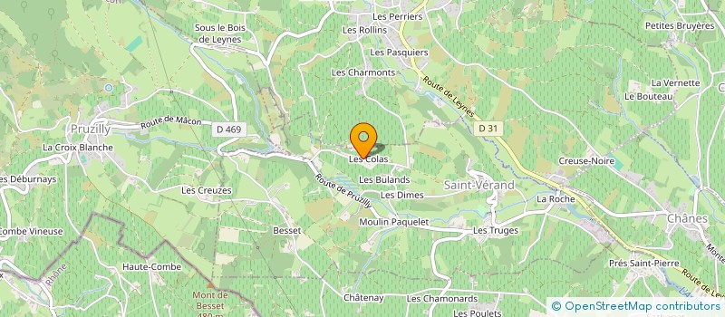 localisation de l'entreprise AMICALE DE SAINT VERAND à SAINT-VERAND