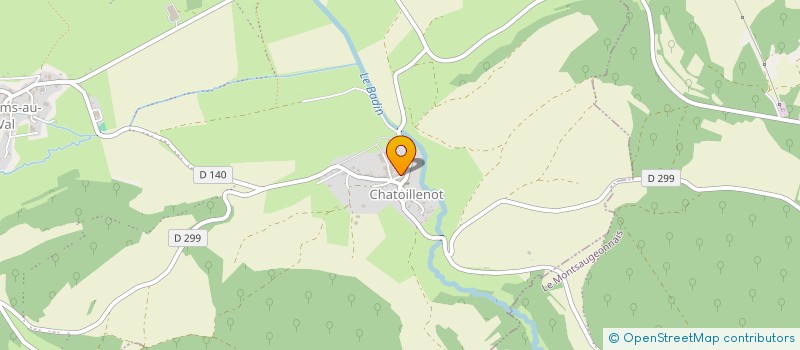 localisation de l'entreprise AMICALE DE SAINTE BARBE D'OCCEY à OCCEY
