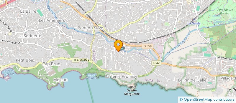 localisation de l'entreprise AMICALE DE SAINTE MARGUERITE à LA GARDE