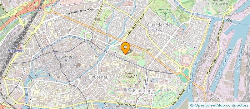 localisation de l'entreprise AMICALE DE SCIENCES PHYSIQUES à STRASBOURG